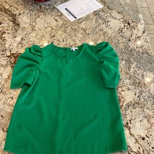 Kelly green blouse